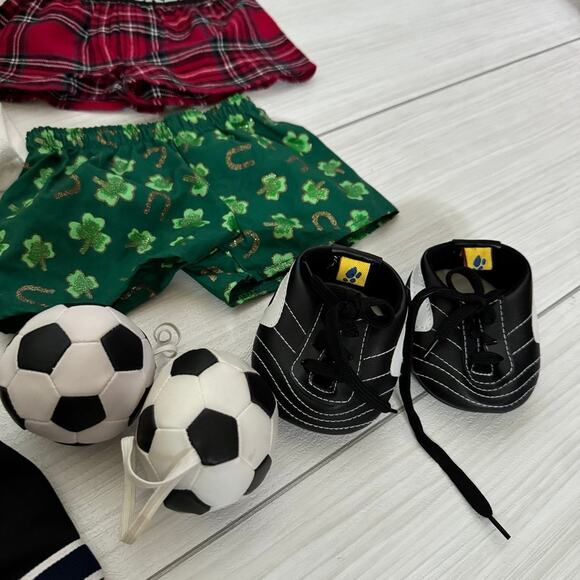 Build-A-Bear Lot stuffed animals clothing accessories shoes soccer - Picture 8 of 8